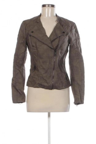 Дамско кожено яке ONLY, Размер M, Цвят Сив, Цена 31,18 €
