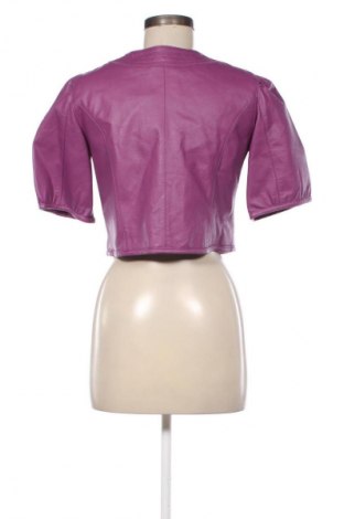 Damen Lederjacke Paprika, Größe M, Farbe Lila, Preis 31,73 €