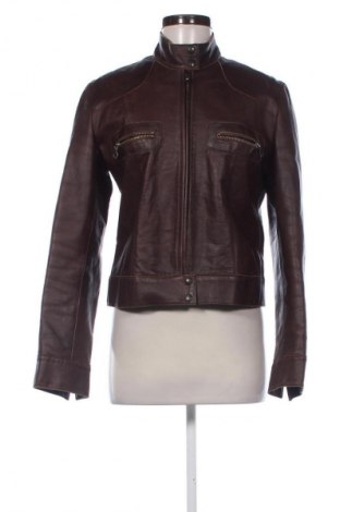 Дамско кожено яке Pinko, Размер M, Цвят Кафяв, Цена 217,00 €