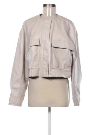 Damen Lederjacke Reserved, Größe L, Farbe Ecru, Preis 30,00 €
