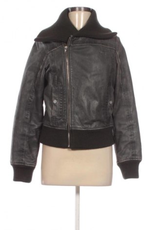 Damen Lederjacke Roxy, Größe XS, Farbe Grau, Preis 66,56 €