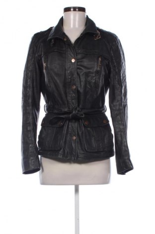 Damen Lederjacke Stradivarius, Größe L, Farbe Schwarz, Preis 49,68 €