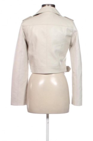 Damen Lederjacke Stradivarius, Größe M, Farbe Beige, Preis 30,00 €