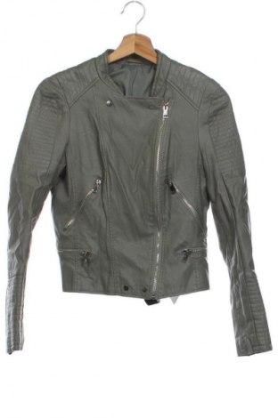 Дамско кожено яке Unbranded, Размер S, Цвят Зелен, Цена 30,00 €