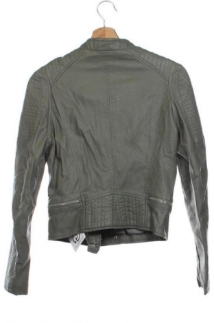 Дамско кожено яке Unbranded, Размер S, Цвят Зелен, Цена 30,00 €