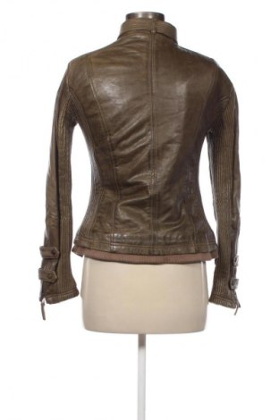 Дамско кожено яке Unbranded, Размер M, Цвят Бежов, Цена 33,74 €
