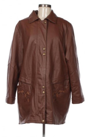 Дамско кожено яке Unbranded, Размер XL, Цвят Кафяв, Цена 43,45 €