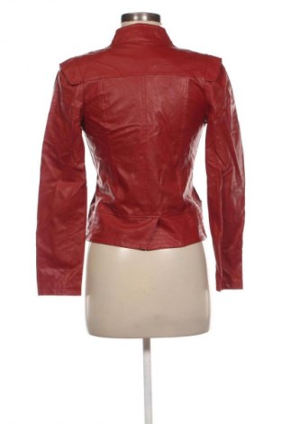 Дамско кожено яке Unbranded, Размер S, Цвят Червен, Цена 18,40 €