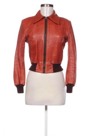 Γυναικείο δερμάτινο μπουφάν Unbranded, Μέγεθος S, Χρώμα Κόκκινο, Τιμή 50,00 €