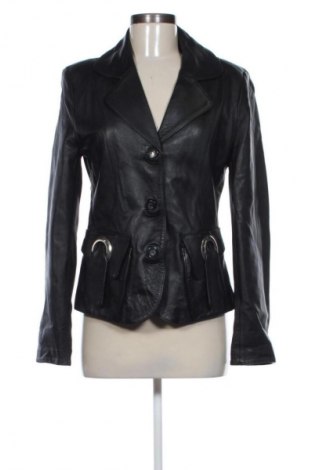 Дамско кожено яке Unbranded, Размер XL, Цвят Черен, Цена 42,94 €