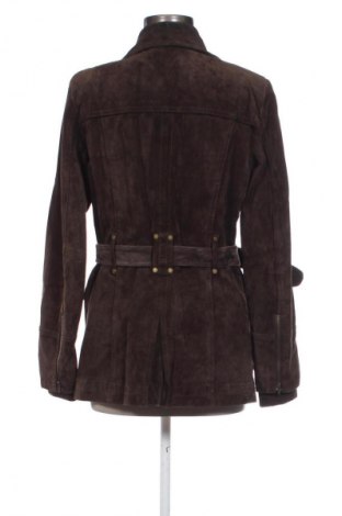 Damska kurtka skórzana Stradivarius, Rozmiar L, Kolor Brązowy, Cena 262,57 zł