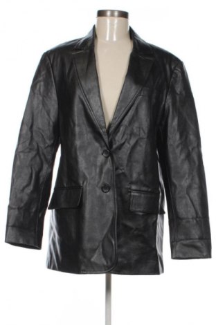 Дамско кожено яке Zara, Размер S, Цвят Черен, Цена 21,47 €