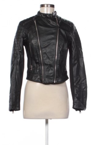 Дамско кожено яке Zara, Размер S, Цвят Черен, Цена 19,42 €