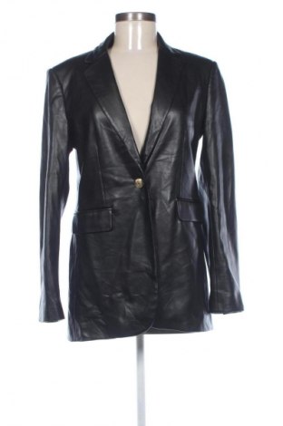 Geacă de piele pentru femei Zara, Mărime M, Culoare Negru, Preț 116,99 Lei