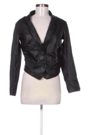 Geacă de piele pentru femei Zara, Mărime M, Culoare Negru, Preț 239,81 Lei