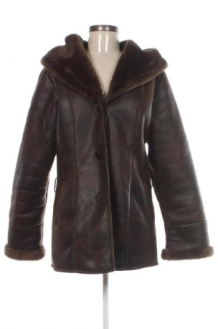 Damski płaszcz Fei Fa, Rozmiar L, Kolor Brązowy, Cena 125,99 zł