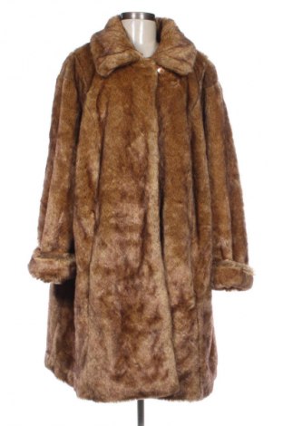 Damski płaszcz M Collection, Rozmiar 3XL, Kolor Brązowy, Cena 241,55 zł
