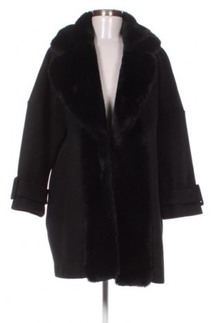 Damski płaszcz River Island, Rozmiar S, Kolor Czarny, Cena 262,57 zł