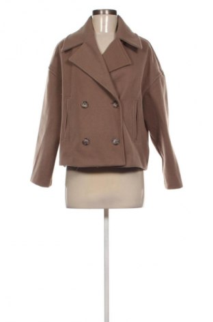 Damski płaszcz Stradivarius, Rozmiar S, Kolor Beżowy, Cena 156,99 zł