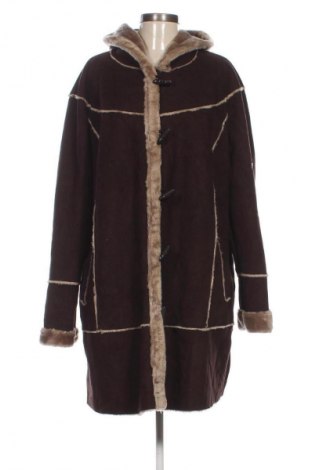 Γυναικείο παλτό Ulla Popken, Μέγεθος XXL, Χρώμα Καφέ, Τιμή 40,99 €