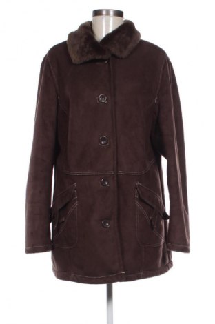 Γυναικείο παλτό Ulla Popken, Μέγεθος L, Χρώμα Καφέ, Τιμή 49,00 €