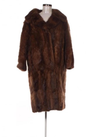 Дамско кожено палто Unbranded, Размер XXL, Цвят Кафяв, Цена 96,12 €