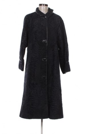 Δερμάτινο γυναικείο παλτό Unbranded, Μέγεθος XXL, Χρώμα Μπλέ, Τιμή 117,99 €