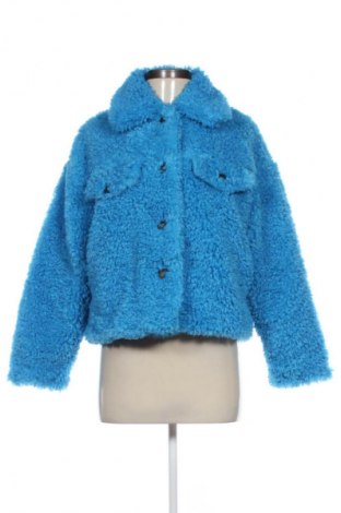 Дамско палто Zara, Размер S, Цвят Син, Цена 25,05 €