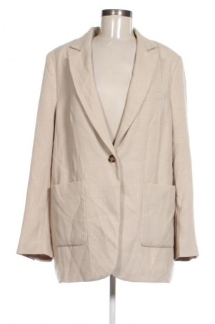 Sacou de femei H&M, Mărime L, Culoare Bej, Preț 89,99 Lei