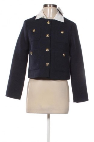 Γυναικείο σακάκι Maje, Μέγεθος XS, Χρώμα Μπλέ, Τιμή 274,99 €