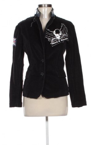 Дамско сако Rock & Republic, Размер M, Цвят Черен, Цена 34,71 €