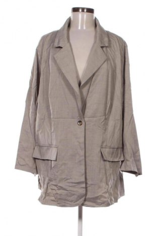 Damski żakiet SHEIN, Rozmiar 4XL, Kolor Beżowy, Cena 71,99 zł