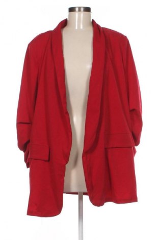 Damski żakiet SHEIN, Rozmiar 3XL, Kolor Czerwony, Cena 72,99 zł