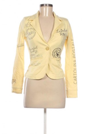 Γυναικείο σακάκι Unbranded, Μέγεθος XS, Χρώμα Κίτρινο, Τιμή 11,99 €