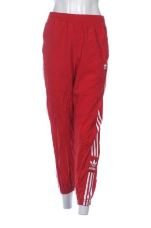 Дамско спортно долнище Adidas, Размер M, Цвят Червен, Цена 19,94 €