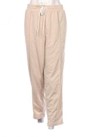 Damskie spodnie sportowe Manfinity, Rozmiar XXL, Kolor Beżowy, Cena 56,99 zł