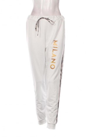 Дамско спортно долнище Unbranded, Размер S, Цвят Бял, Цена 15,00 €