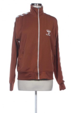 Дамско спортно горнище Hummel, Размер XL, Цвят Кафяв, Цена 17,00 €