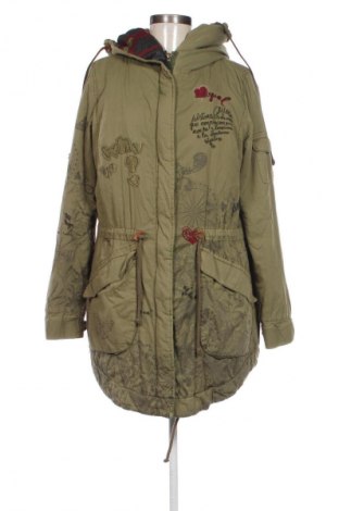 Дамско яке Desigual, Размер XL, Цвят Зелен, Цена 59,27 €