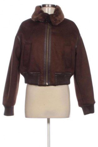Kurtka damska Zara, Rozmiar L, Kolor Brązowy, Cena 92,99 zł