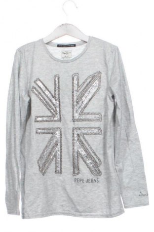 Bluză pentru copii Pepe Jeans, Mărime 10-11y/ 146-152 cm, Culoare Gri, Preț 52,13 Lei