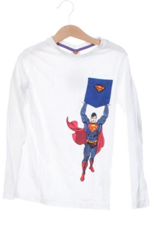 Kinder Shirt Superman, Größe 7-8y/ 128-134 cm, Farbe Weiß, Preis 6,00 €