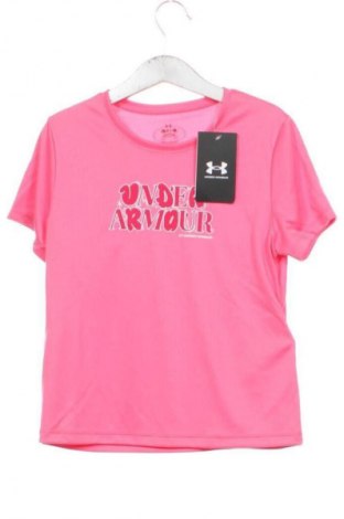 Kinder Shirt Under Armour, Größe 6-7y/ 122-128 cm, Farbe Rosa, Preis 30,99 €
