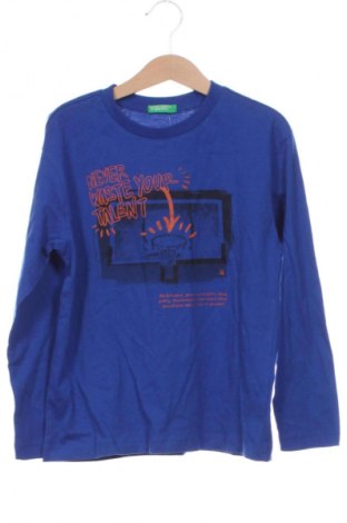 Bluză pentru copii United Colors Of Benetton, Mărime 6-7y/ 122-128 cm, Culoare Albastru, Preț 161,99 Lei
