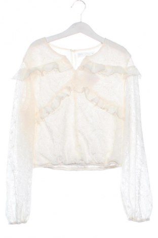 Детска блуза Zara, Размер 13-14y/ 164-168 см, Цвят Екрю, Цена 7,16 €