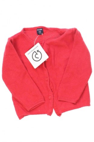 Dětský kardigán Kiabi, Velikost 9-12m/ 74-80 cm, Barva Červená, Cena  255,00 Kč