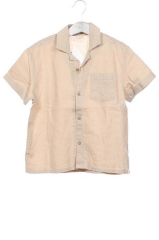 Kinderhemd Lindex, Größe 4-5y/ 110-116 cm, Farbe Beige, Preis 6,00 €