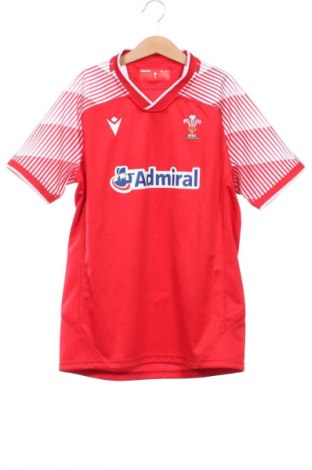 Детска тениска Macron, Размер 11-12y/ 152-158 см, Цвят Червен, Цена 21,38 €