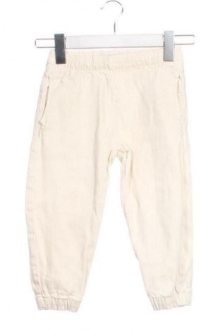 Pantaloni pentru copii Zara, Mărime 2-3y/ 98-104 cm, Culoare Ecru, Preț 36,49 Lei