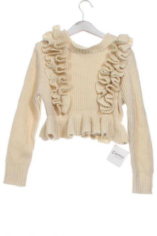 Детски пуловер SHEIN, Размер 8-9y/ 134-140 см, Цвят Екрю, Цена 16,51 €